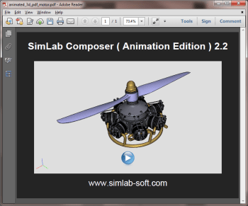 Exemple PDF 3D Animation Moteur