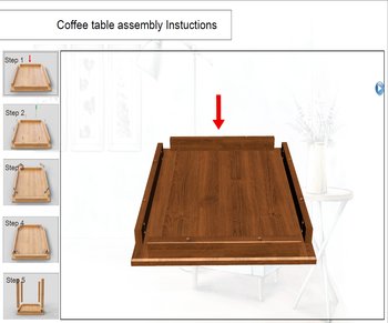 Exemple de montage table PDF 3D